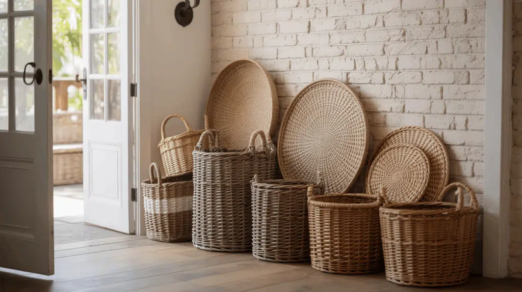 woven baskets