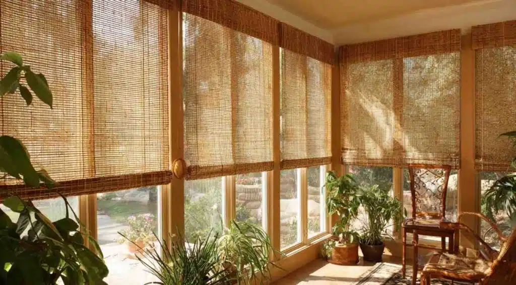 woven wood bambo