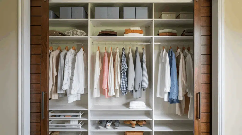 Ceiling-Reaching Built-in Closet