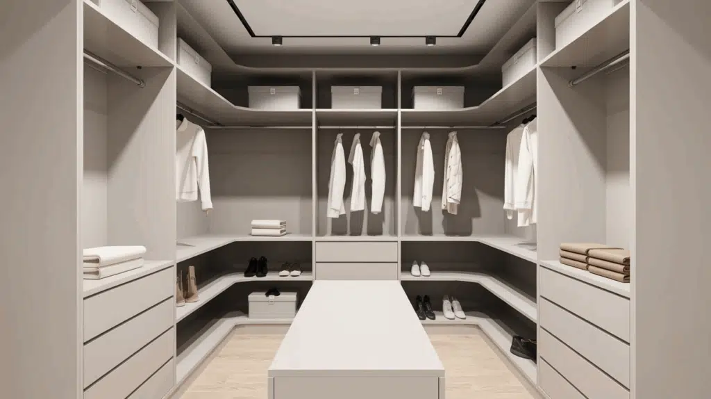 Corner Shelves Walk-in