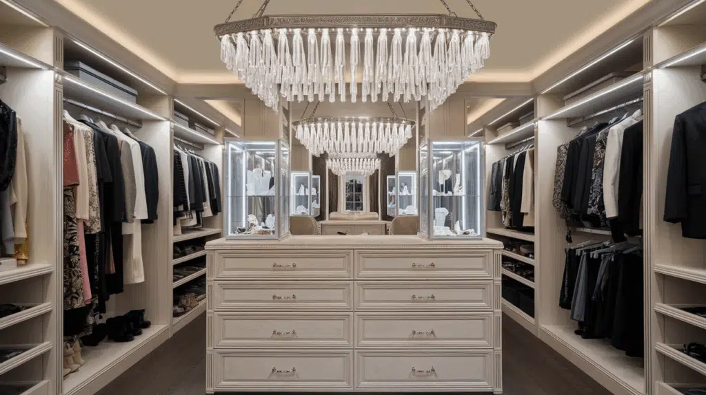 Glam Walk-in Closet