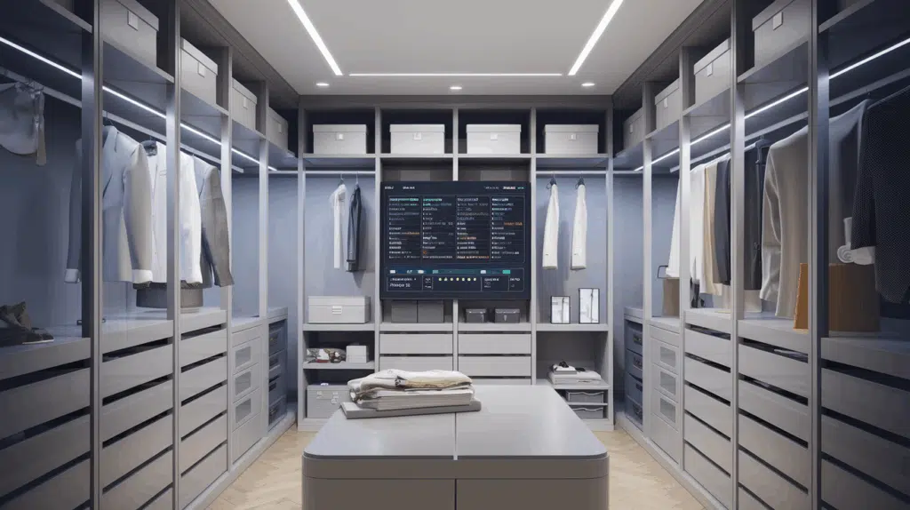 High-Tech Walk-in Closet