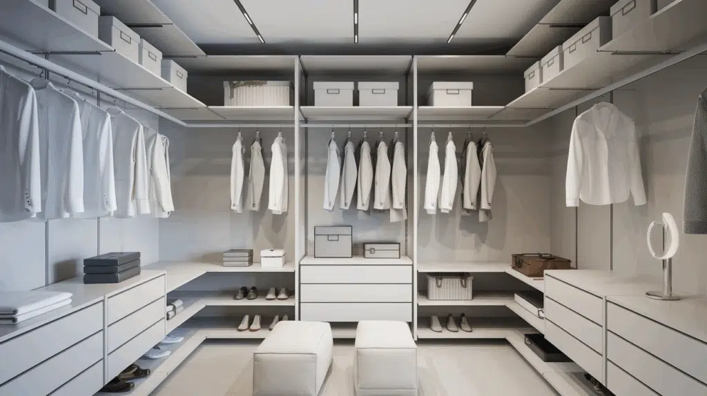 Minimalist Walk-in Closet