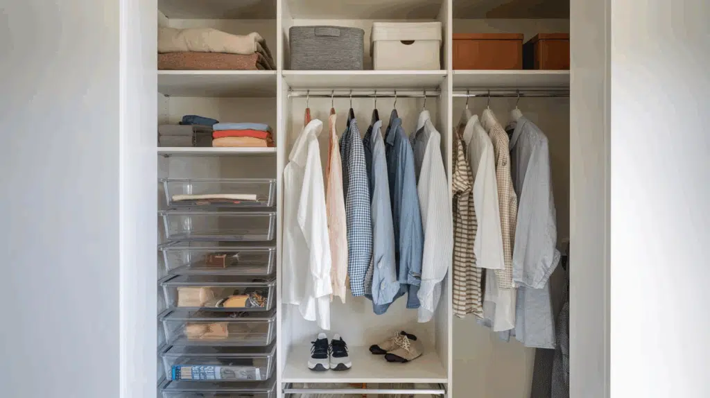 Small Reach-in Closet