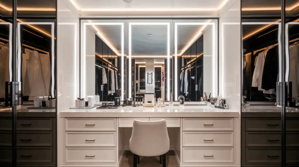 Vanity Walk-in Closet