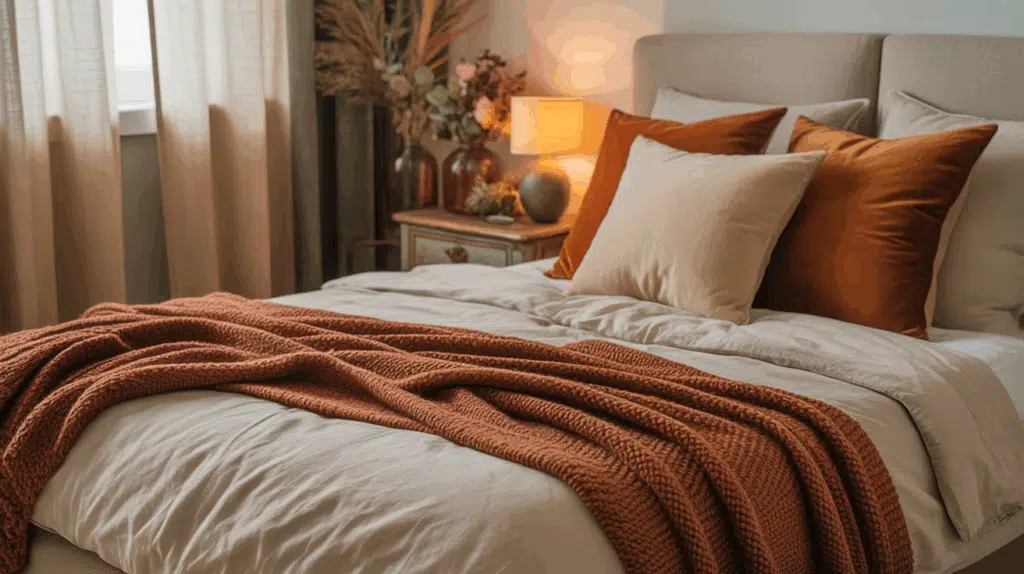 bedroom fall decor