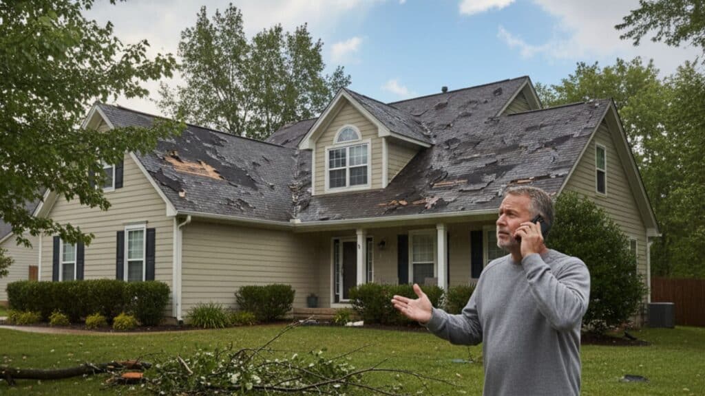 common homeowner experiences after a storm