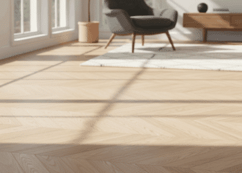 herringbone floor pattern