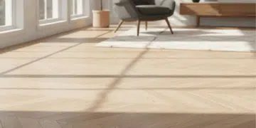 herringbone floor pattern