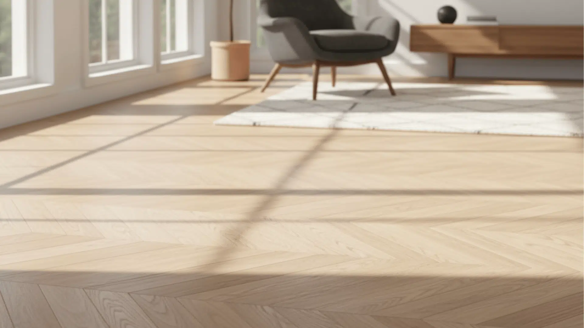 herringbone floor pattern