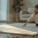 how to flatten a rug