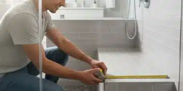 shower bench dimensions