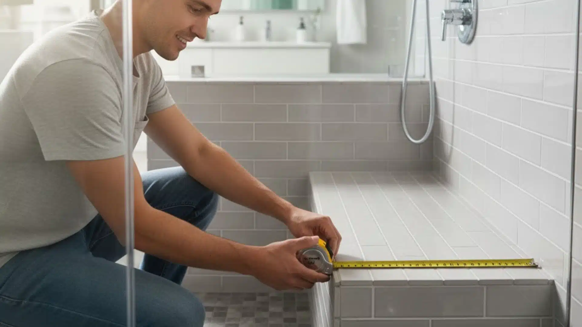 shower bench dimensions