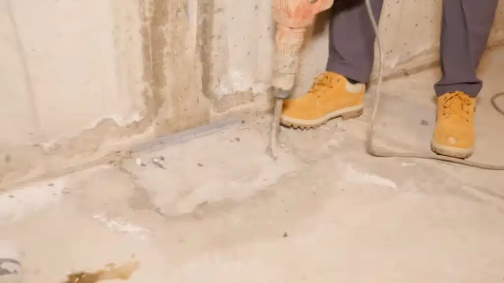 step 2 drill holes for grease fittings