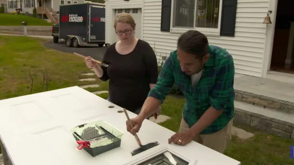 step four apply the paint