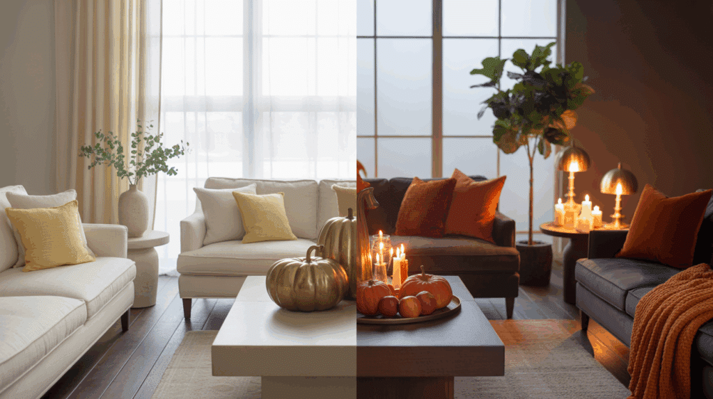 transformation from summer to fall