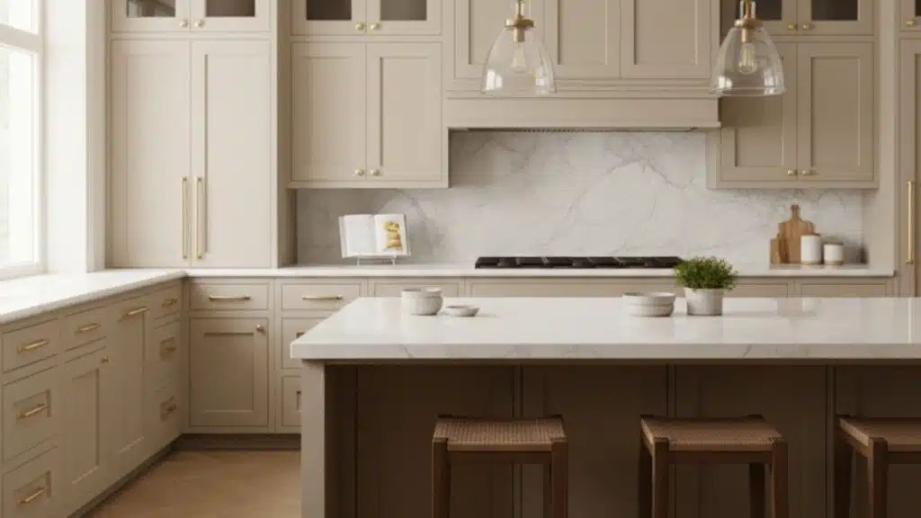 transitional kitchen