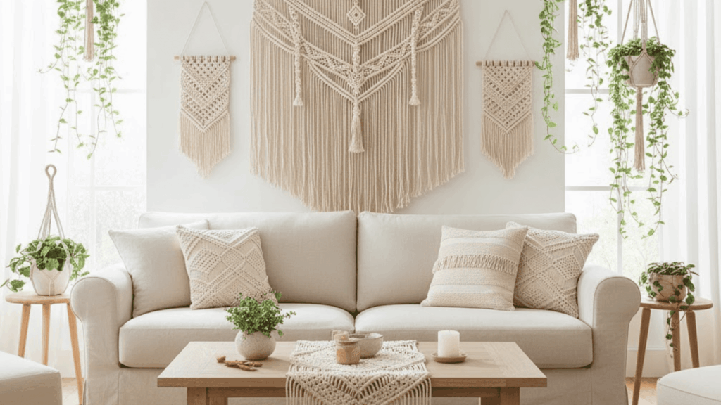 13 macramé touches