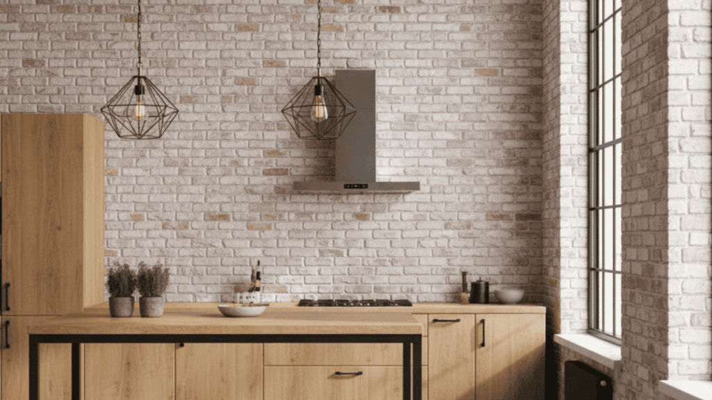 2 whitewashed brick for subtle texture