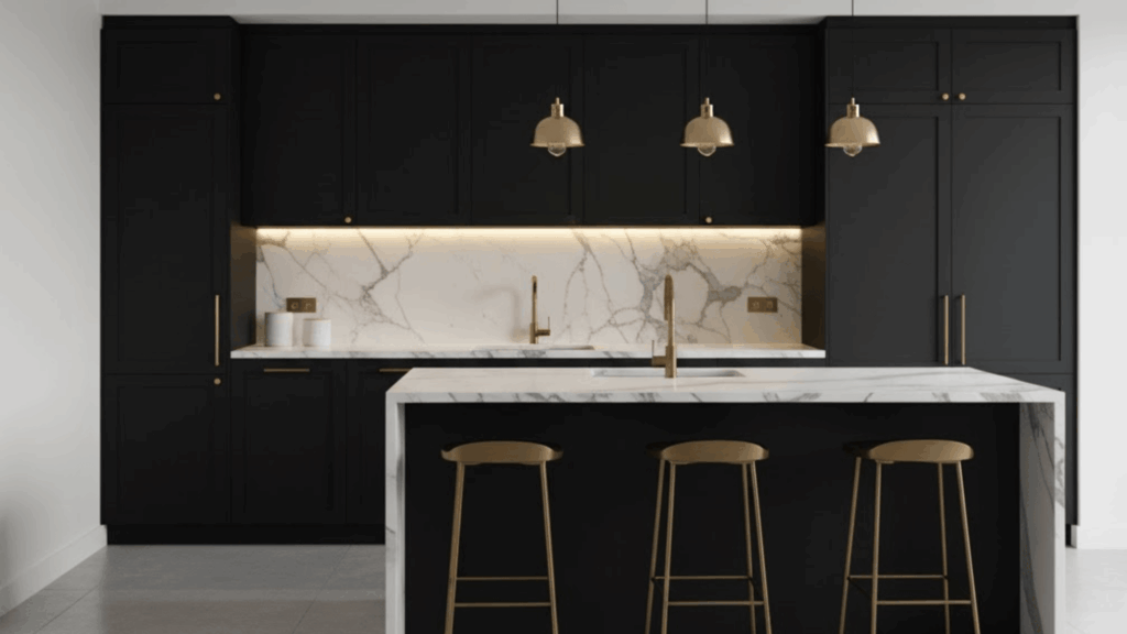 3 matte black finish