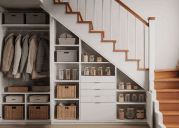closet under stairs ideas and pantry setup tips