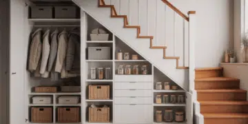 closet under stairs ideas and pantry setup tips