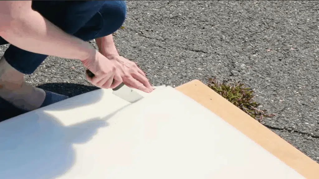cut the foam