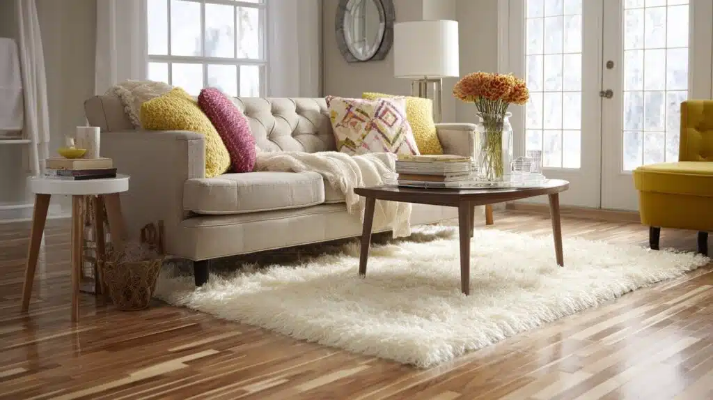floating rug