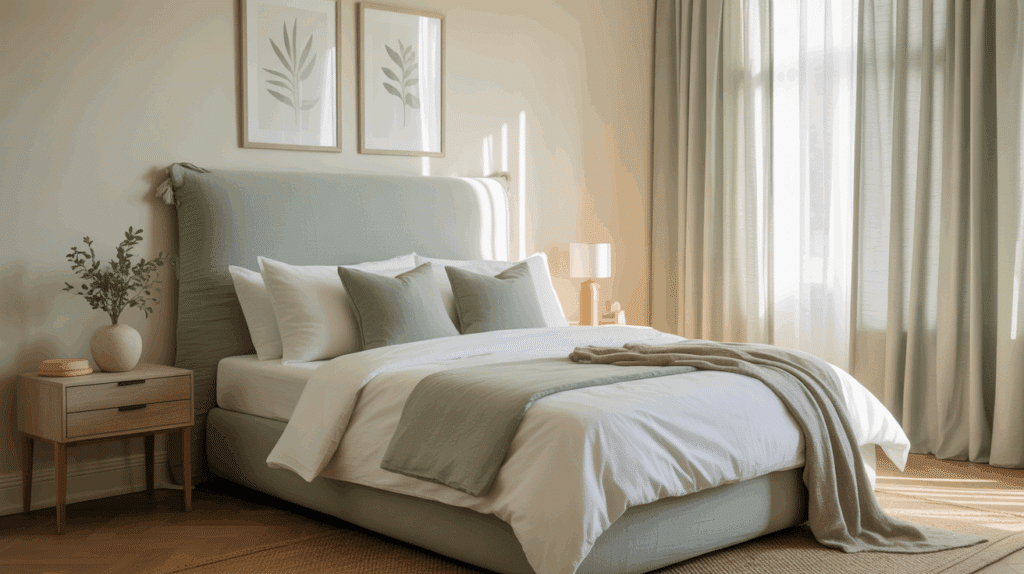 headboard matches the room