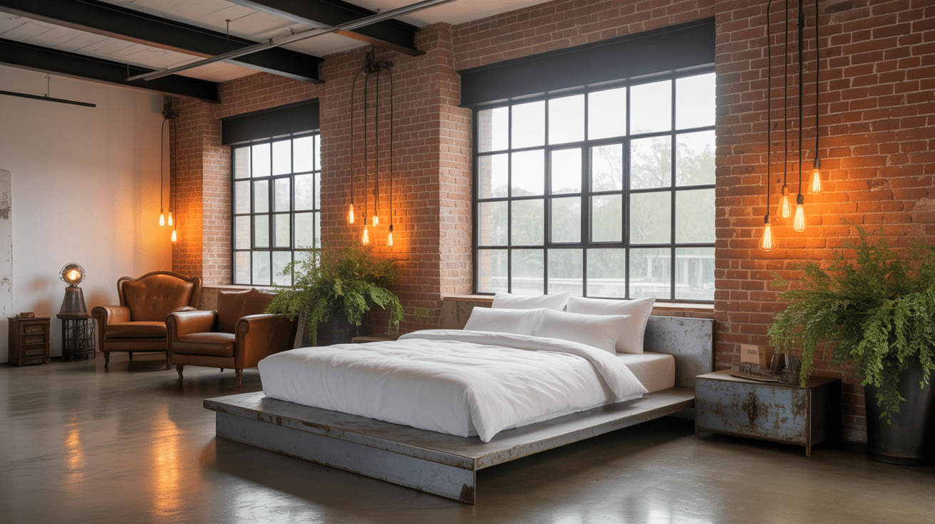 industrial bedroom ideas