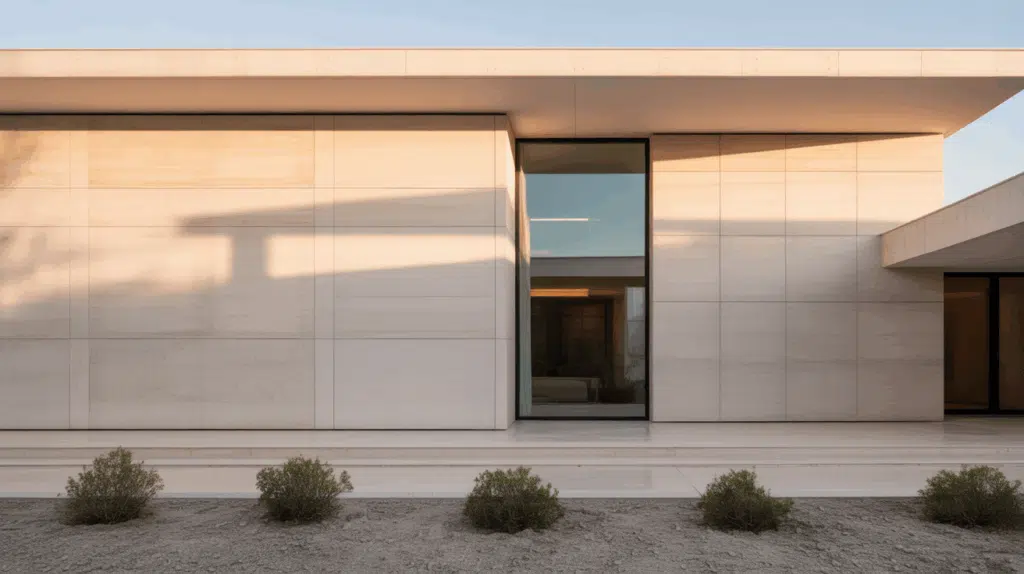 large uninterrupted wall