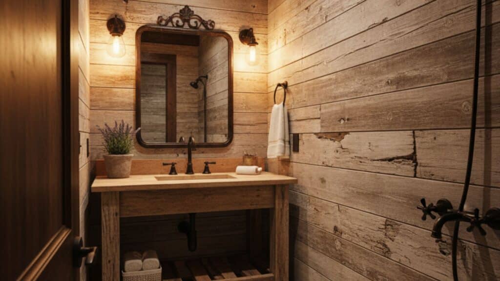 rustic beadboard styling