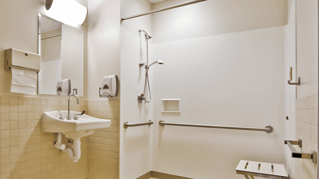 shower control placement