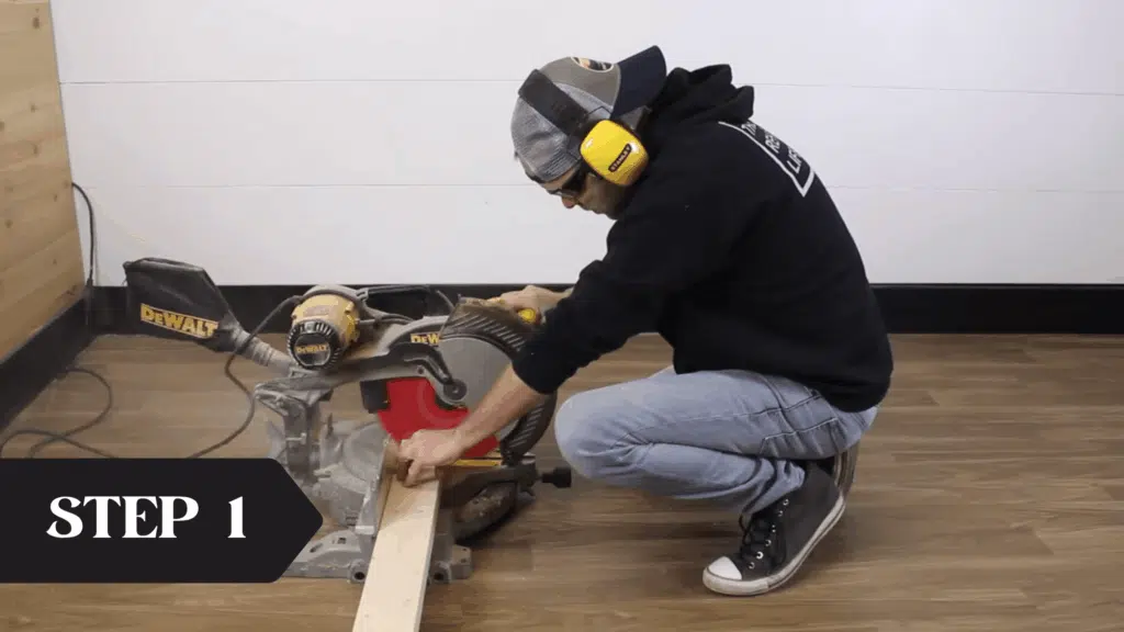 Cut the 2x4s to Size