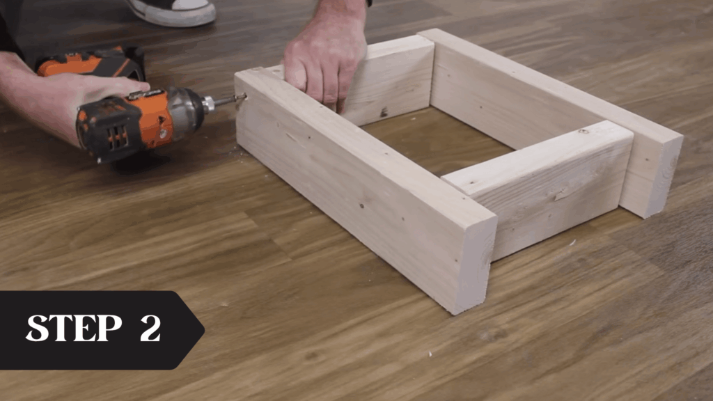 step 2 assemble the legs 1 20 2 10