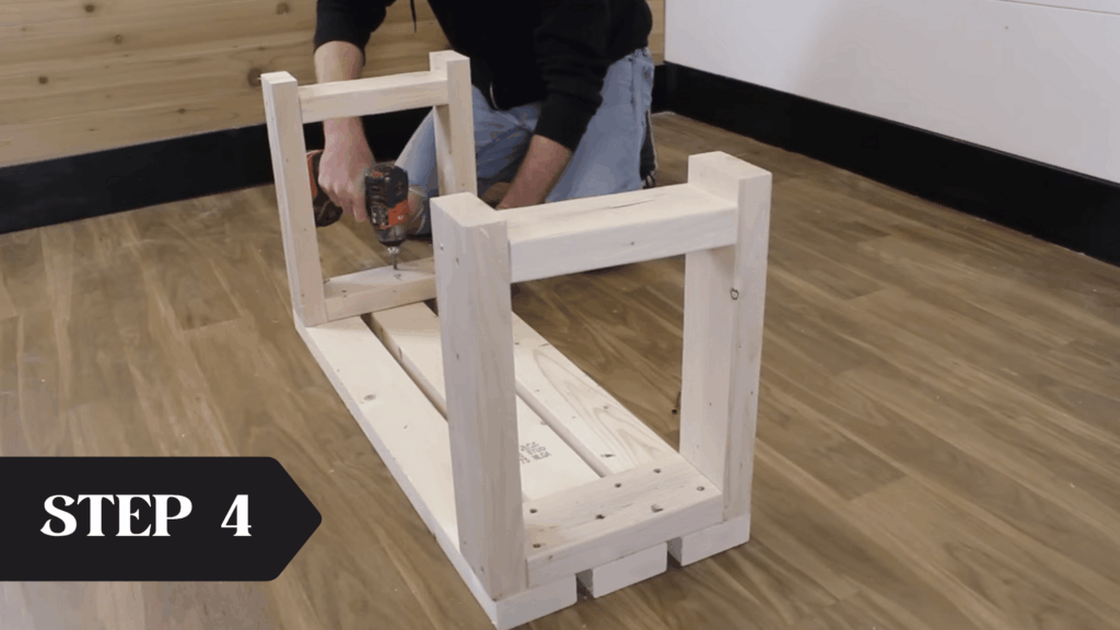 step 4 secure the seat boards 2 50 3 40