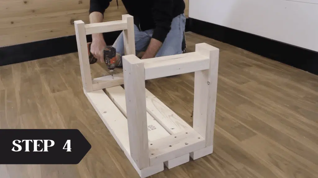 step 4 secure the seat boards 2 50 3 40