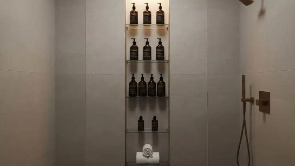 vertical full height niche