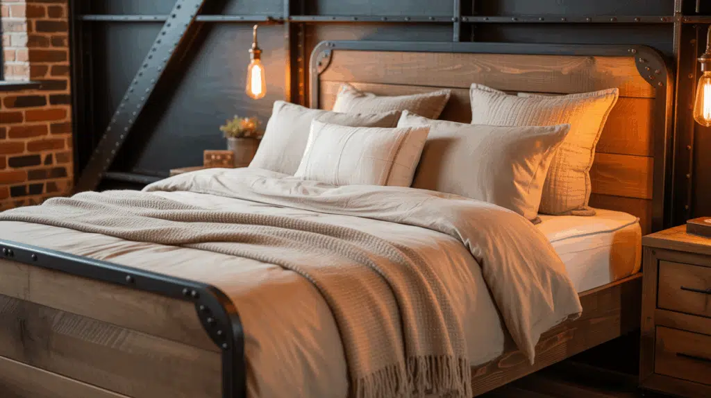 warm wood metal combo