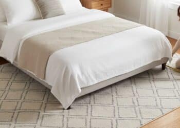 what size rug for full size bed fits right