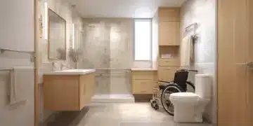 wheelchair accessible bathroom