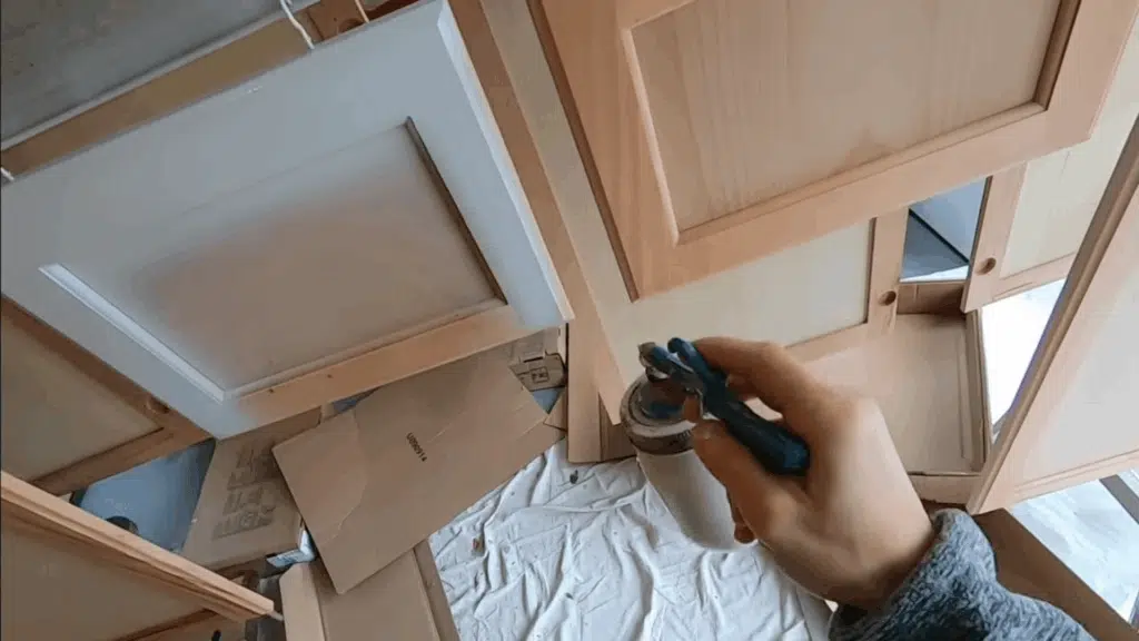 apply the first two coats of paint