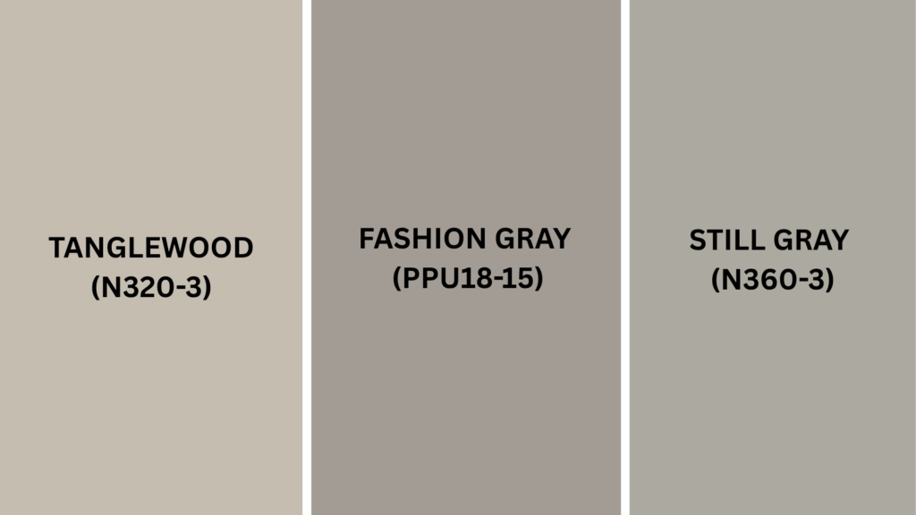 behr greige paint colors