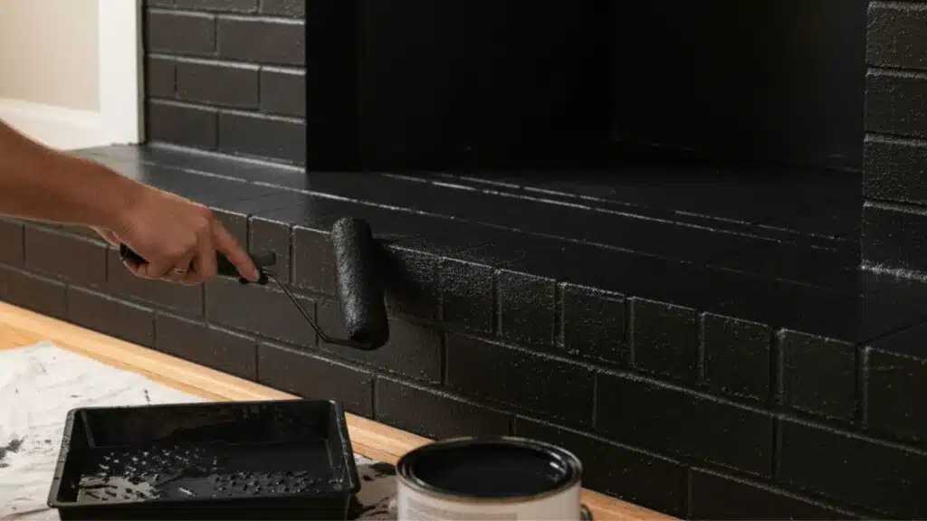 bold matte black paint for a sleek look