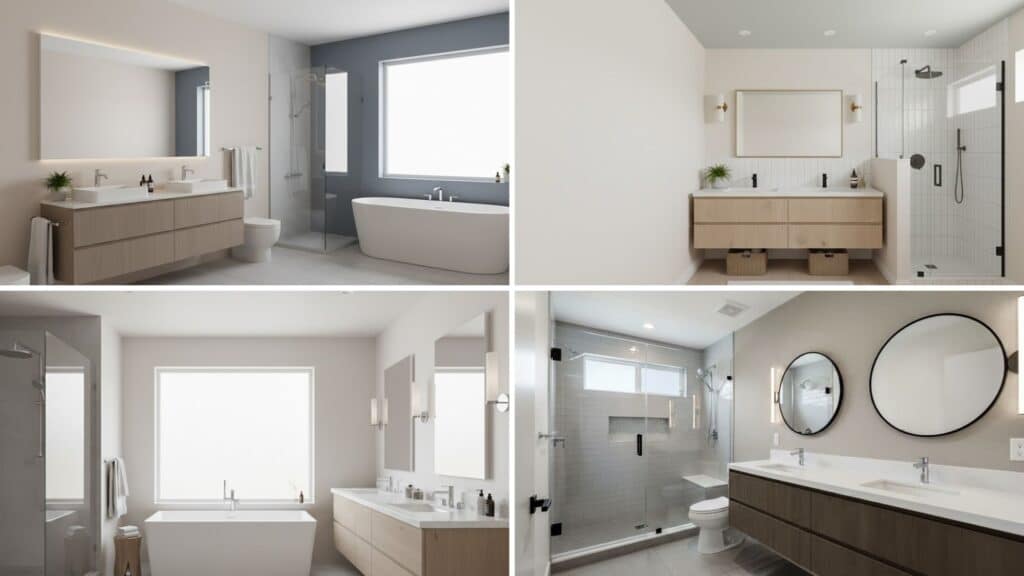 coordinating colors for bathrooms