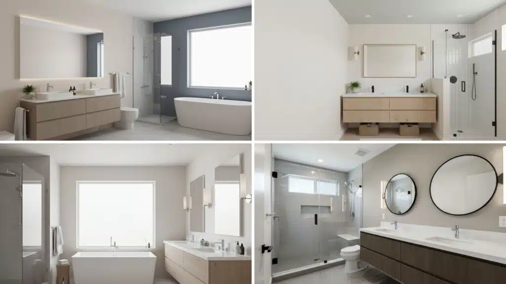 coordinating colors for bathrooms