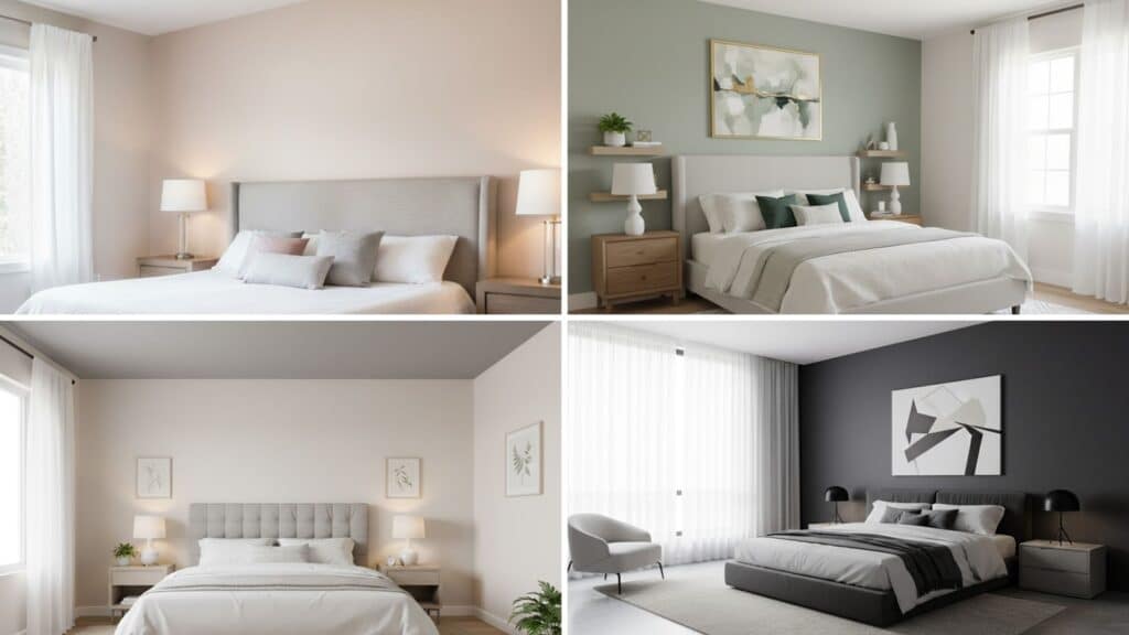coordinating colors for bedrooms