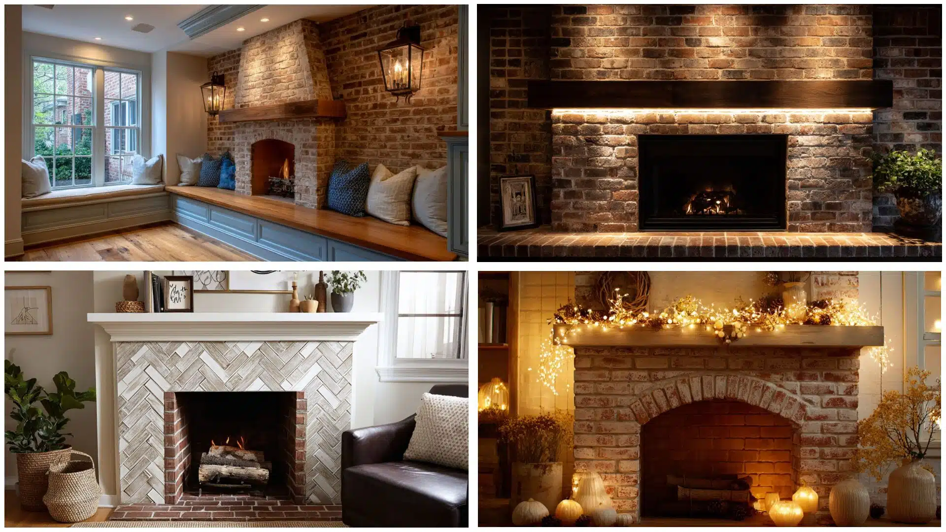 easy brick fireplace makeover ideas you ll love
