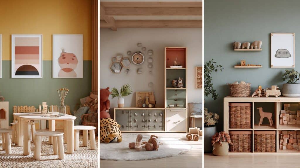 playroom with different design styles