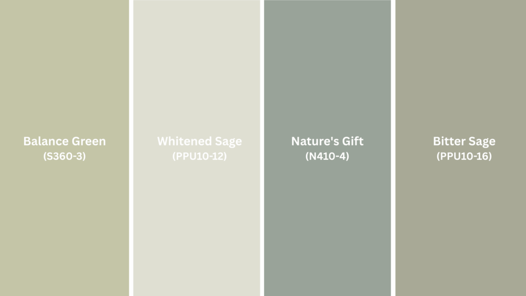 behr sage greens